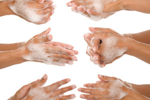 washing hands picture
